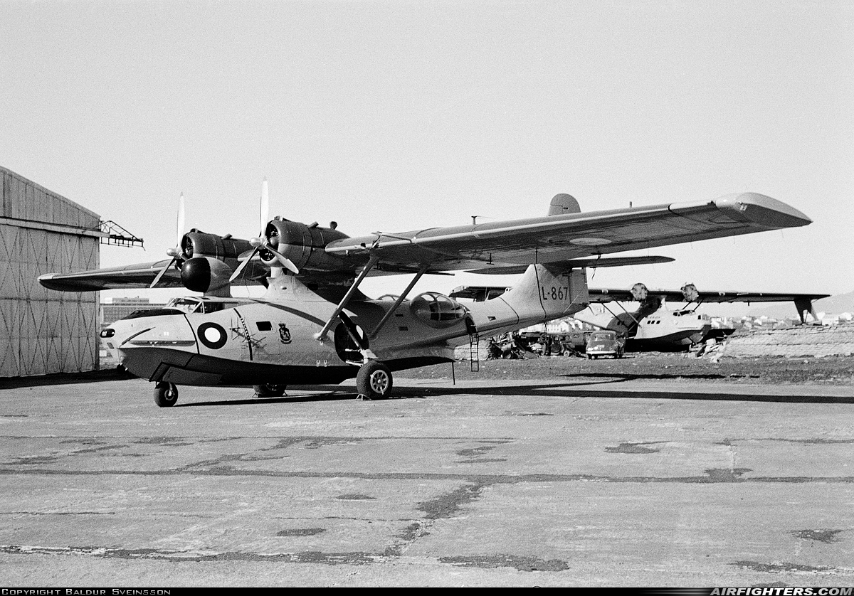 Denmark - Air Force Consolidated PBY-6A Catalina L-867 at Reykjavik (RKV / BIRK), Iceland