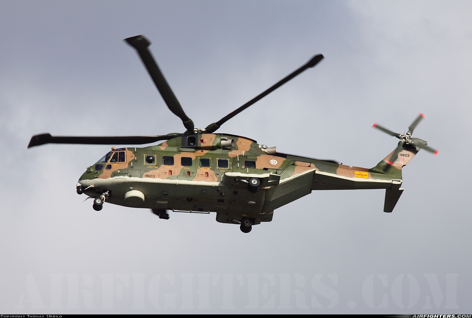 Portugal - Air Force AgustaWestland AW101 Mk514 19603 at Lajes / Azores (AB4) (TER / LPLA), Portugal