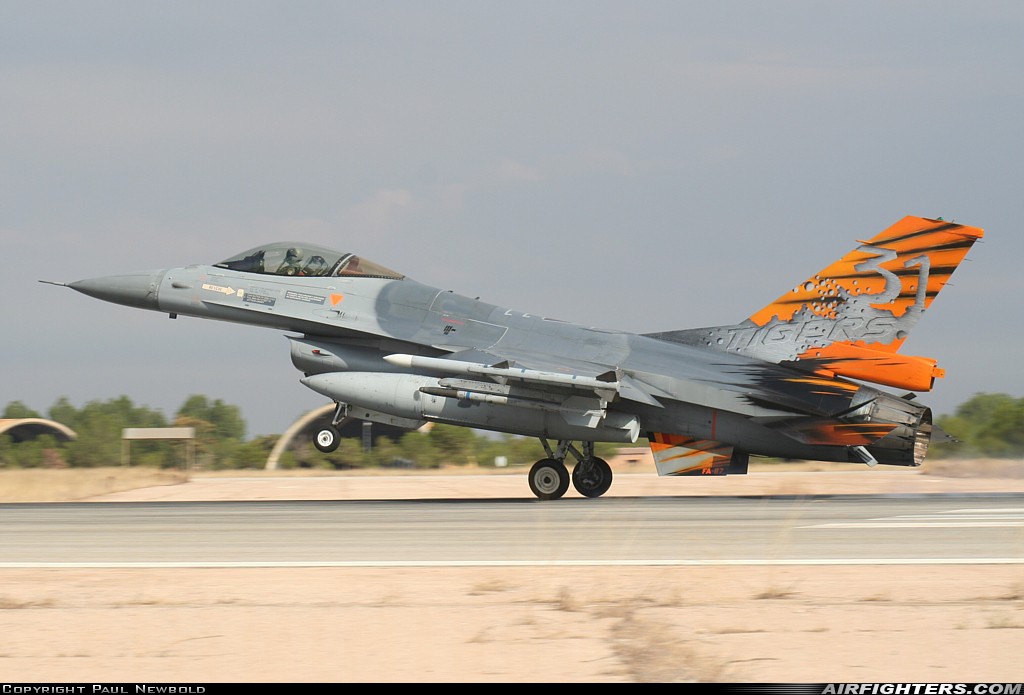 Belgium - Air Force General Dynamics F-16AM Fighting Falcon FA-87 at Albacete (- Los Llanos) (LEAB), Spain
