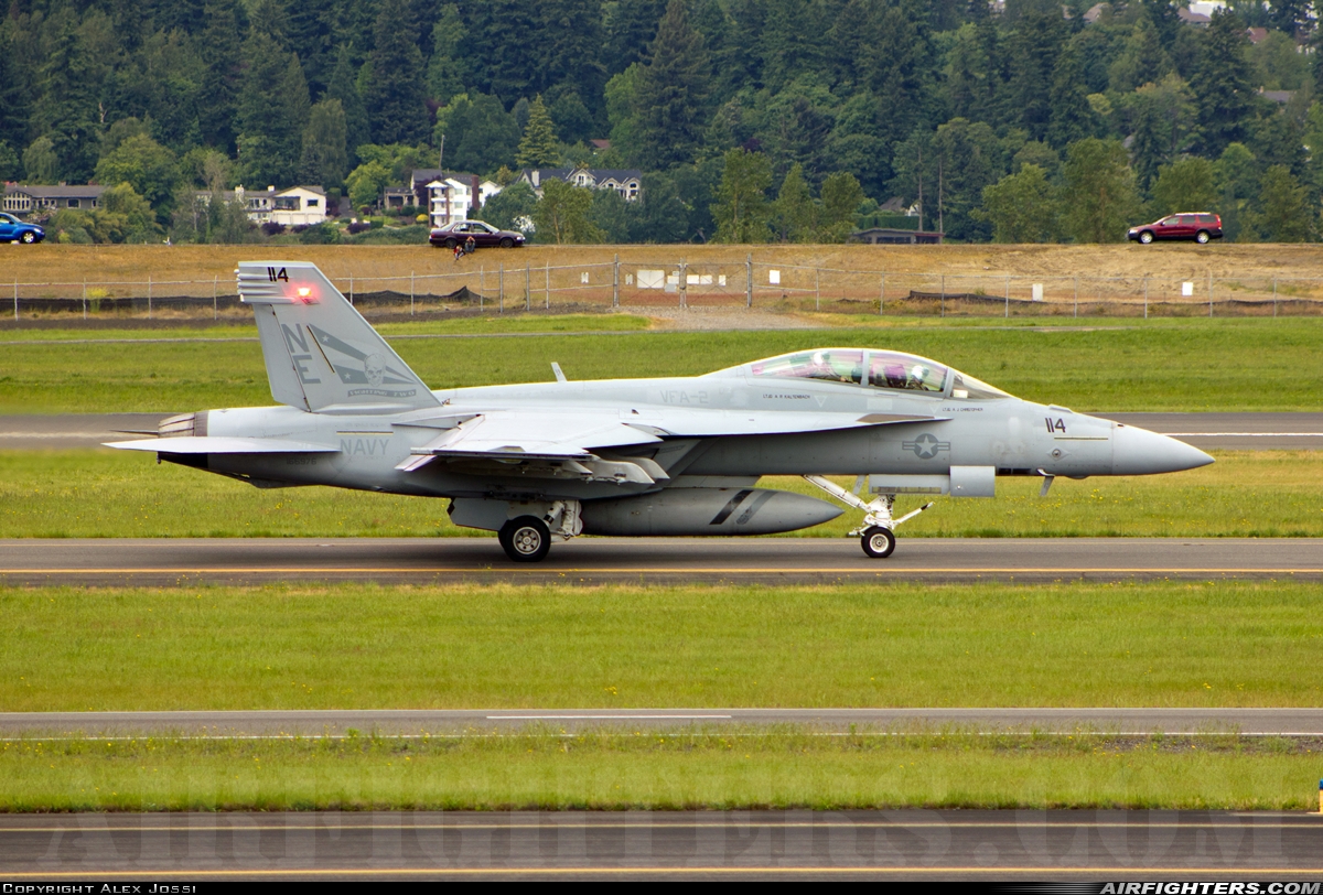 USA - Navy Boeing F/A-18F Super Hornet 166976 at Portland - Int. (PDX / KPDX), USA