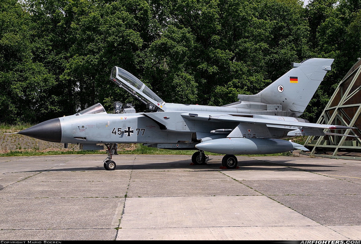 Germany - Air Force Panavia Tornado IDS(T) 45+77 at Weeze (NRN / EDLV), Germany