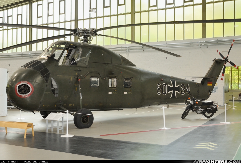 Germany - Air Force Sikorsky H-34G-II Choctaw 80+34 at Berlin - Gatow (GWW / EDUG), Germany