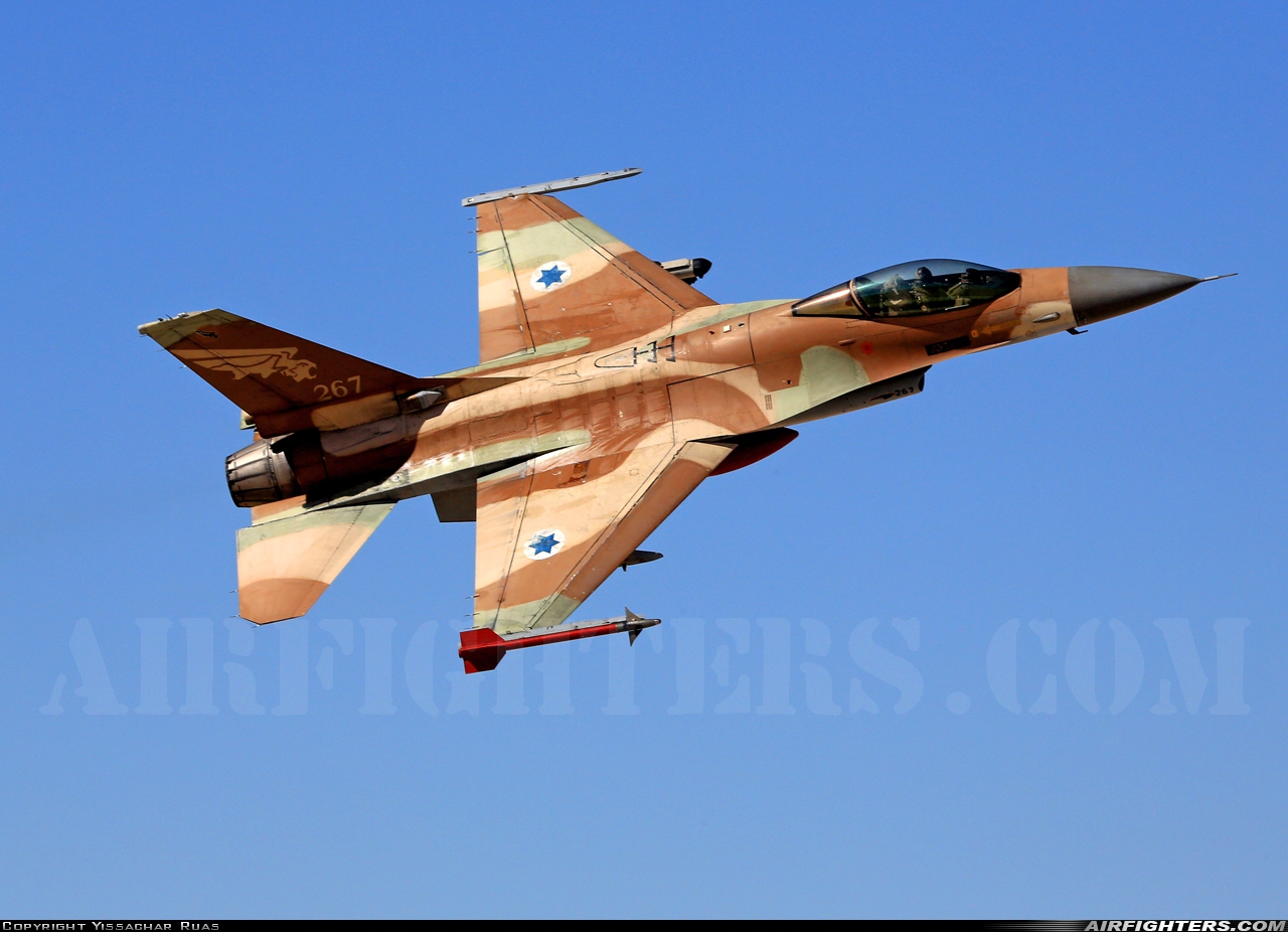 Israel - Air Force General Dynamics F-16A Fighting Falcon 267 at Ovda (VDA / LLOV), Israel