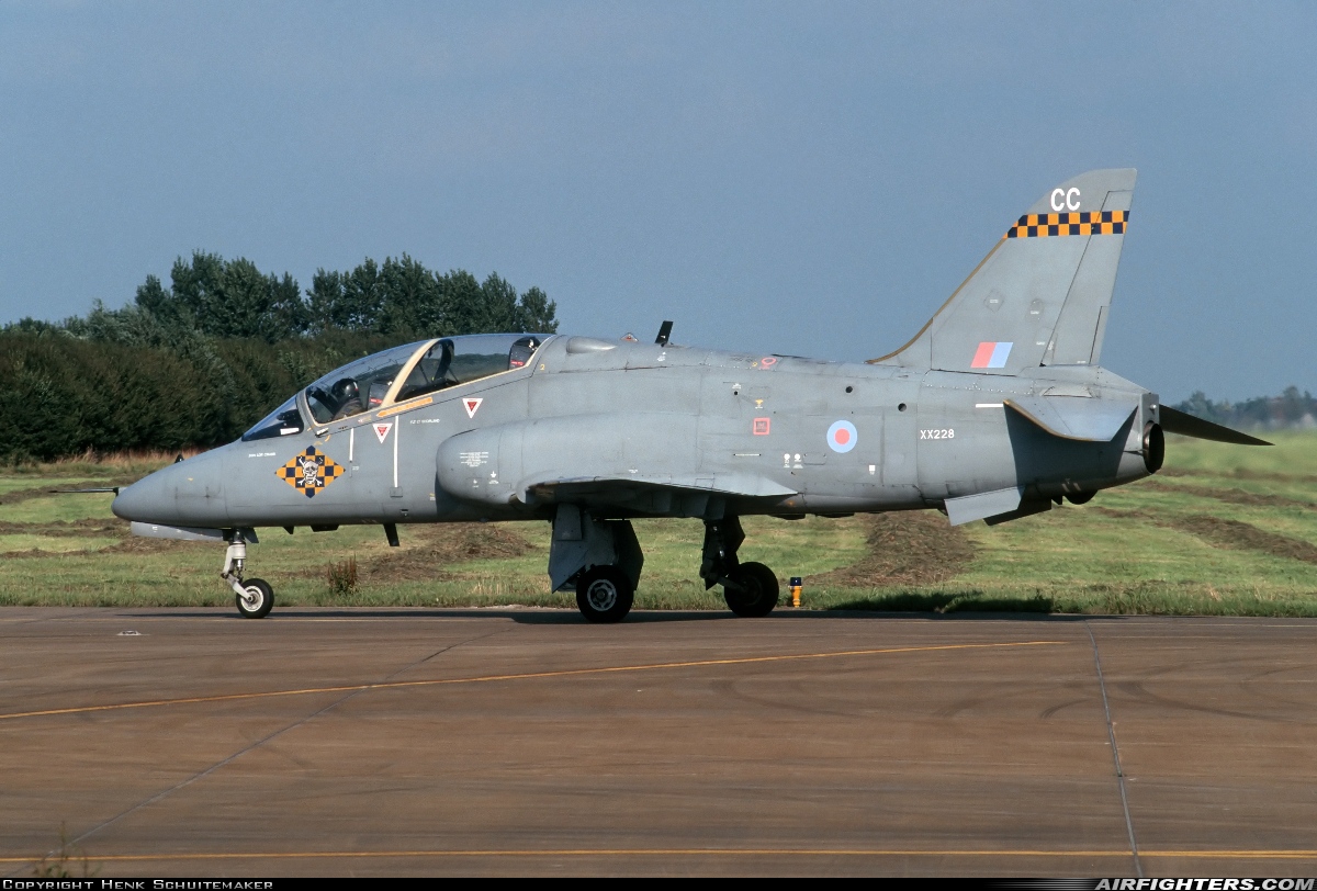 UK - Air Force British Aerospace Hawk T.1A XX228 at Leeuwarden (LWR / EHLW), Netherlands