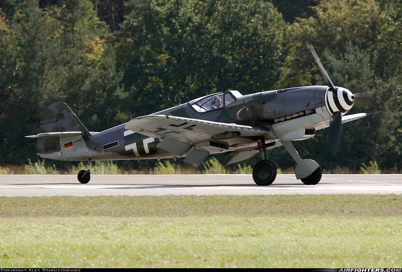 Private - EADS Messerschmitt Bf-109G-10 D-FDME at Ingolstadt - Manching (ETSI), Germany