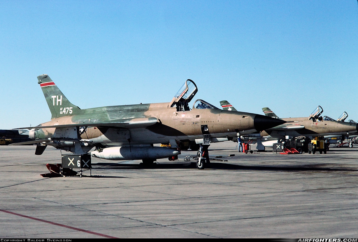 USA - Air Force Republic F-105D Thunderchief 60-0475 at Fort Worth - NAS JRB / Carswell Field (AFB) (NFW / KFWH), USA