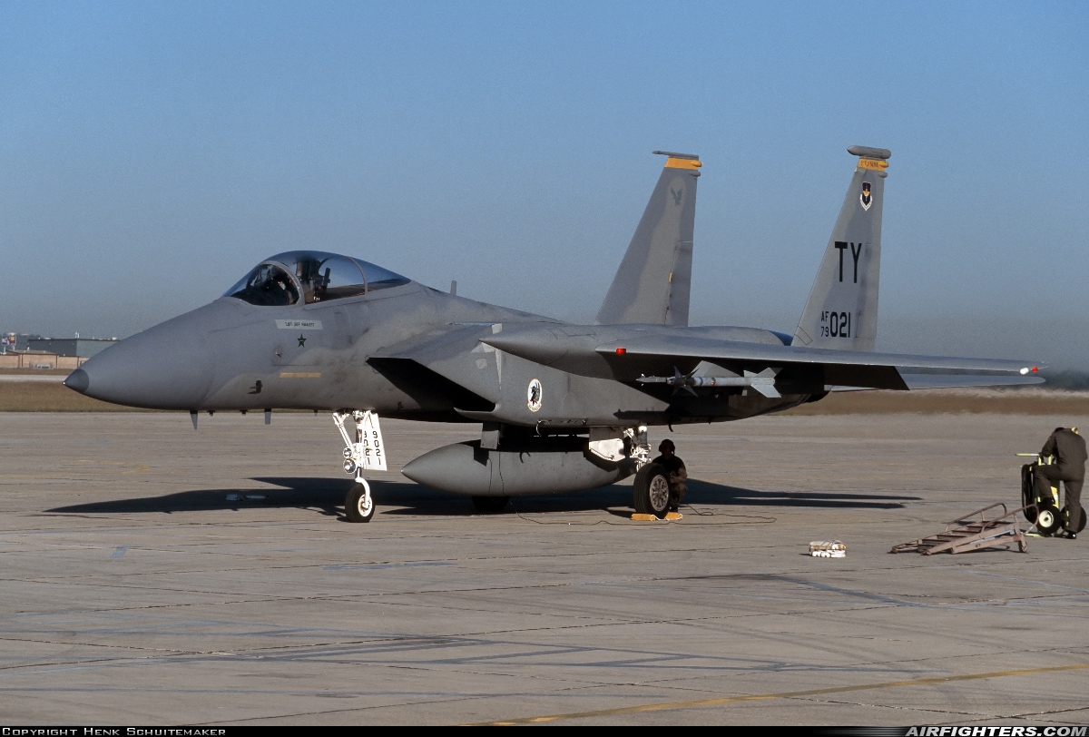 USA - Air Force McDonnell Douglas F-15C Eagle 79-0021 at Universal City (San Antonio) - Randolph AFB (RND / KRND), USA