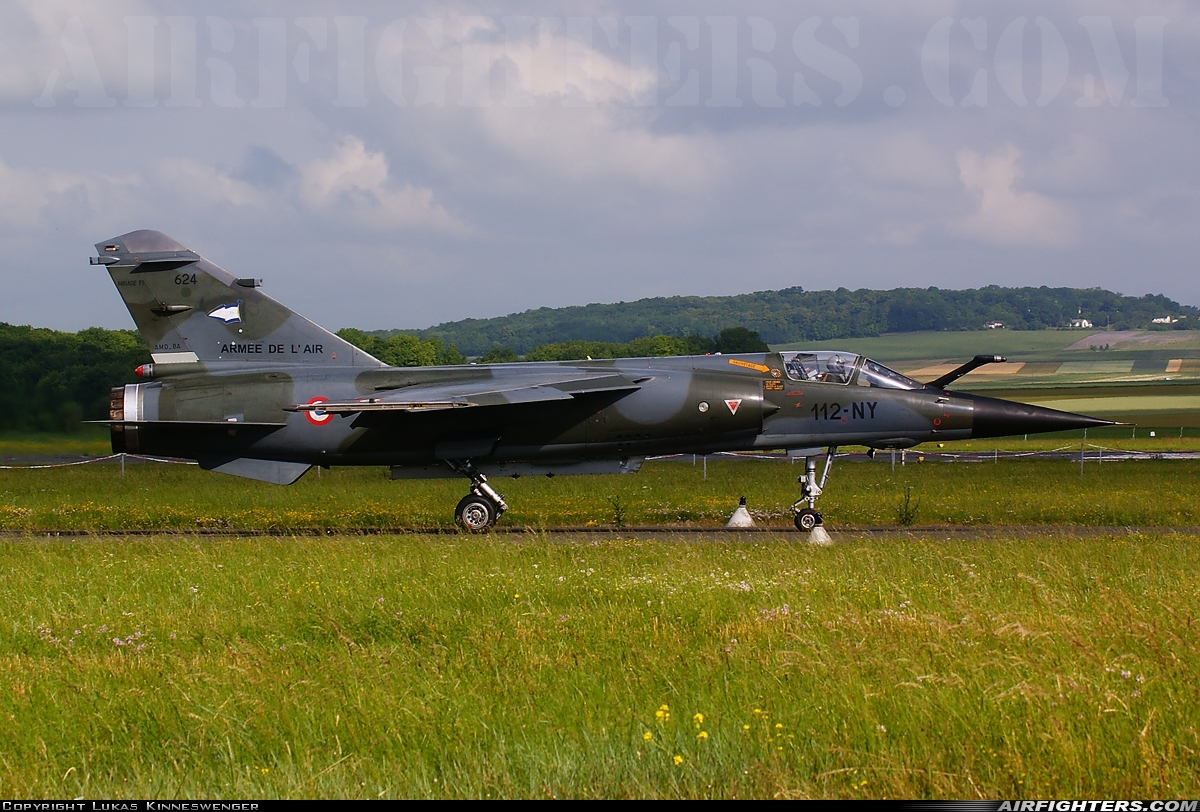 France - Air Force Dassault Mirage F1CR 624 at Reims - Champagne (RHE / LFSR), France