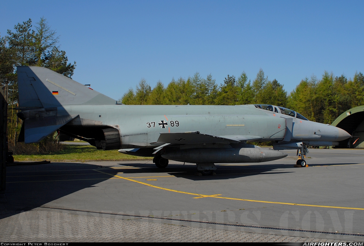Germany - Air Force McDonnell Douglas F-4F Phantom II 37+89 at Wittmundhafen (Wittmund) (ETNT), Germany