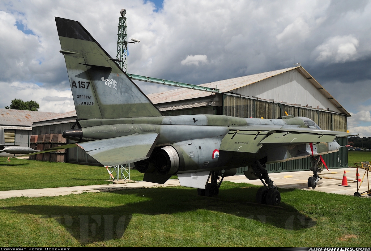 France - Air Force Sepecat Jaguar A A157 at Montelimar Ancone (LFLQ), France