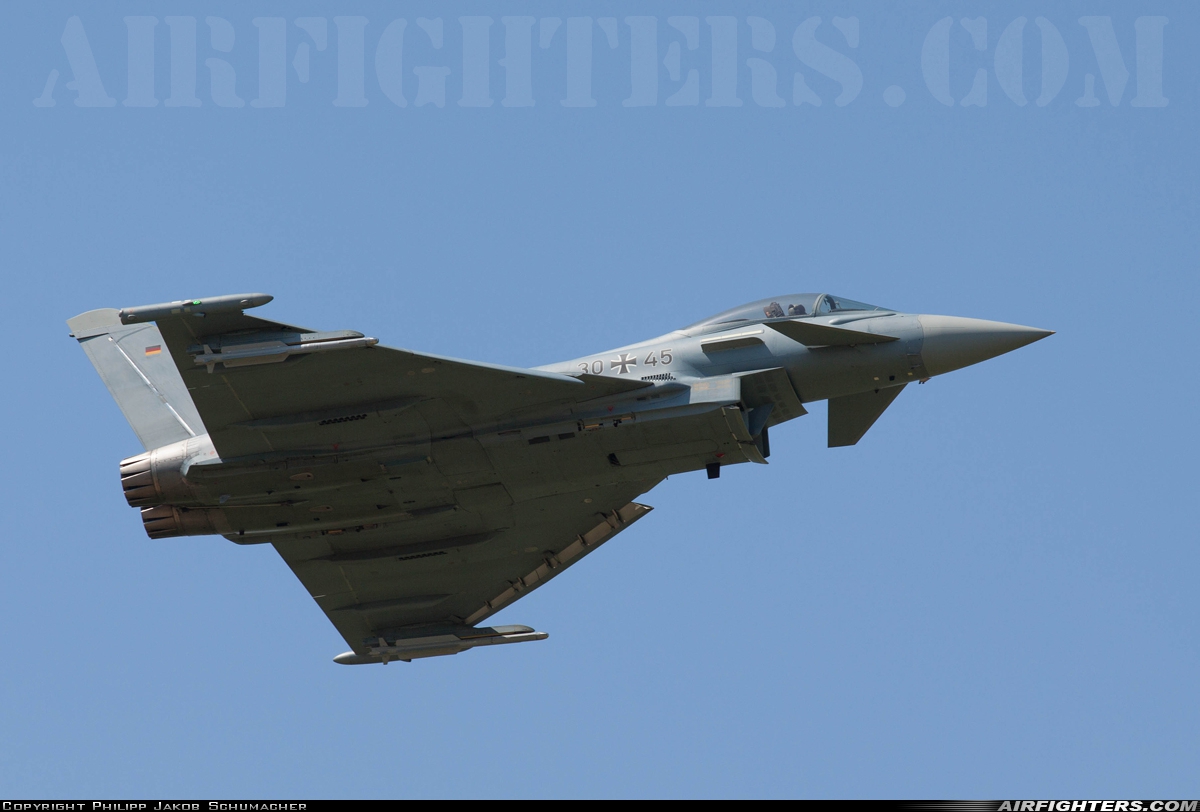 Germany - Air Force Eurofighter EF-2000 Typhoon S 30+45 at Norvenich (ETNN), Germany
