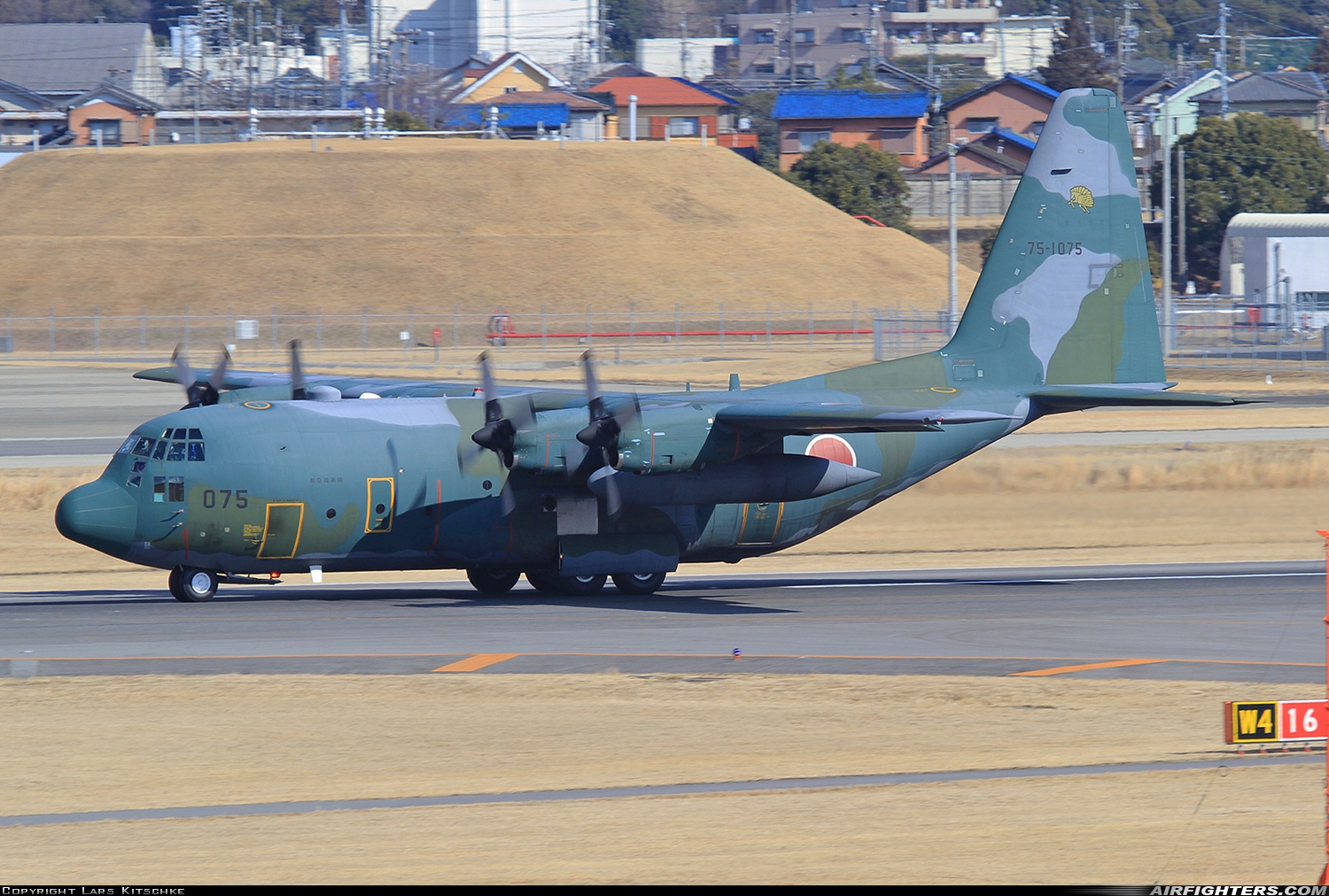Japan - Air Force Lockheed C-130H Hercules (L-382) 75-1075 at Nagoya - Komaki (NKM / RJNA), Japan