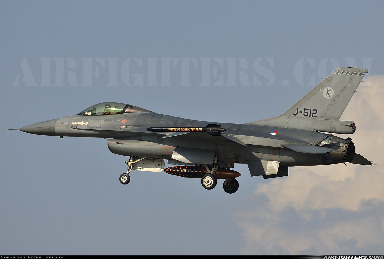 Netherlands - Air Force General Dynamics F-16AM Fighting Falcon J-512 at Izmir - Cigli (IGL / LTBL), Türkiye