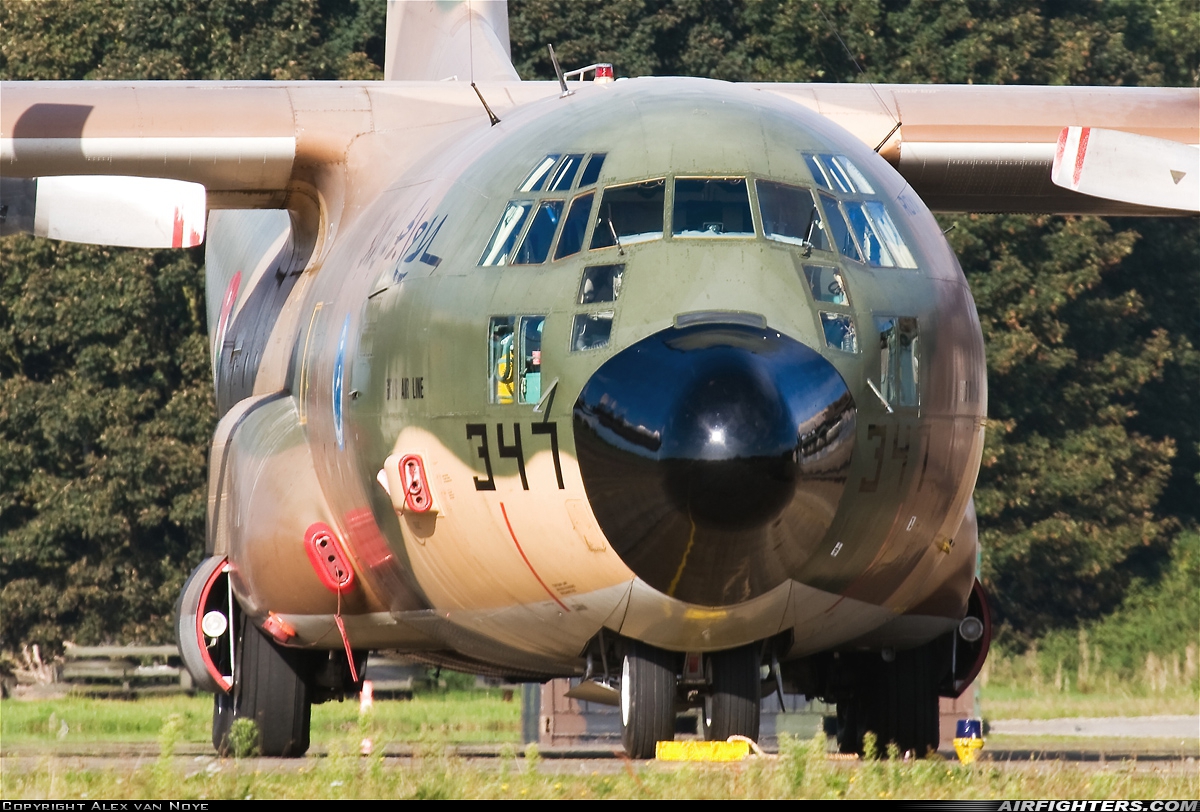 Jordan - Air Force Lockheed C-130H Hercules (L-382) 347 at Breda - Gilze-Rijen (GLZ / EHGR), Netherlands