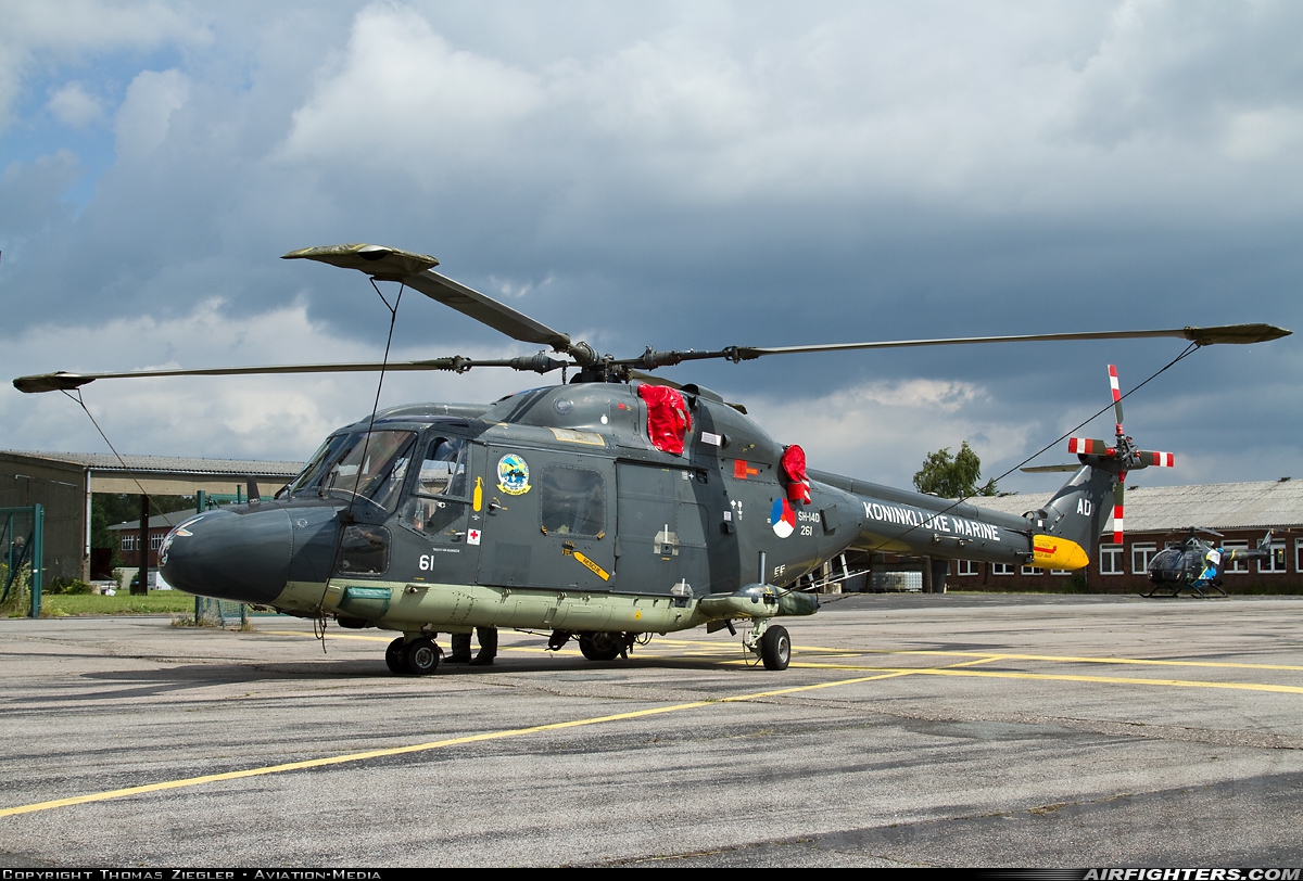Netherlands - Navy Westland WG-13 Lynx SH-14D 261 at Kiel (KEL / EDHK), Germany