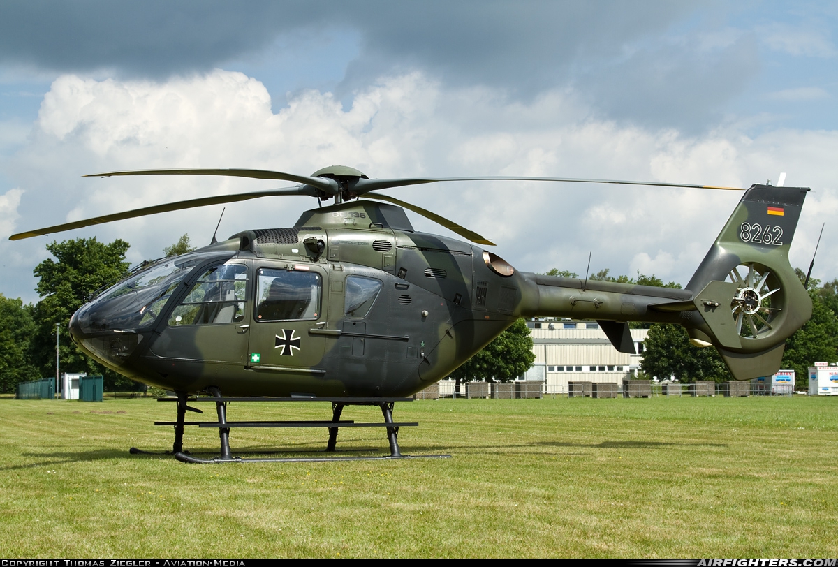 Germany - Army Eurocopter EC-135T1 82+62 at Kiel (KEL / EDHK), Germany