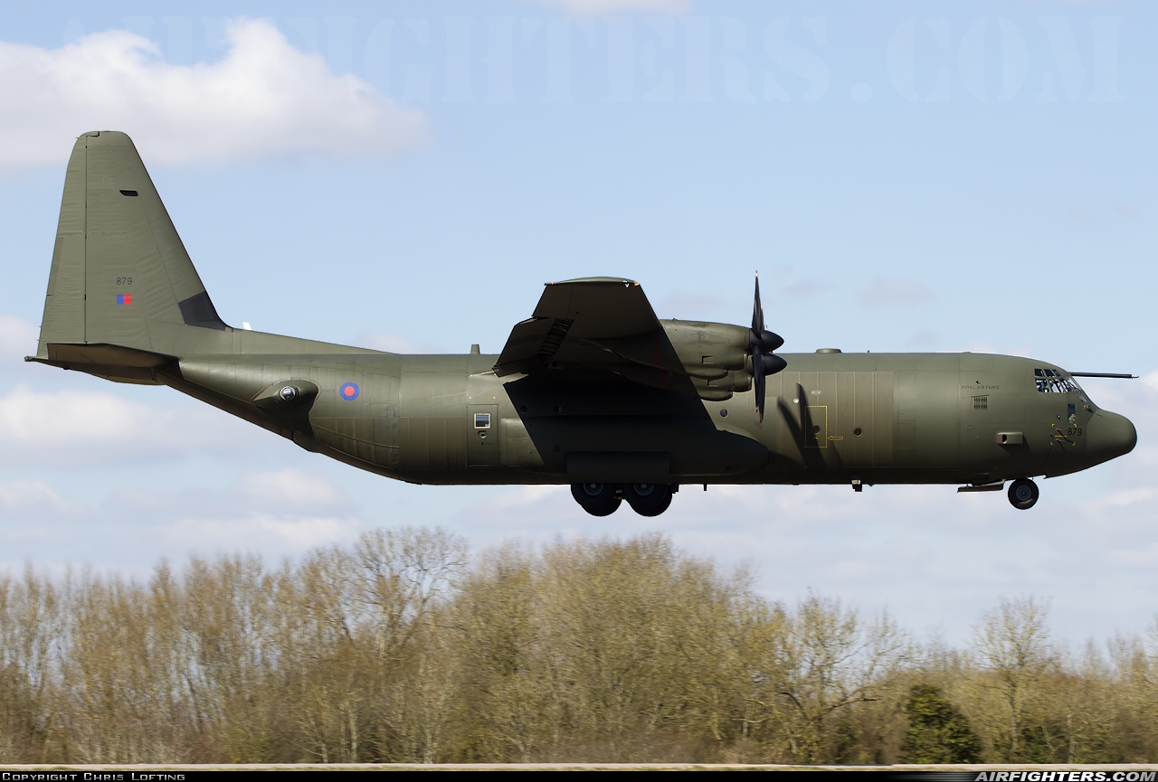 UK - Air Force Lockheed Martin Hercules C4 (C-130J-30 / L-382) ZH879 at Brize Norton (BZZ / EGVN), UK