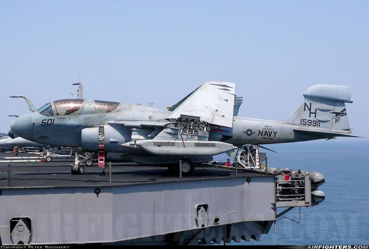 USA - Navy Grumman EA-6B Prowler (G-128) 159911 at Off-Airport - Arabian Sea, International Airspace