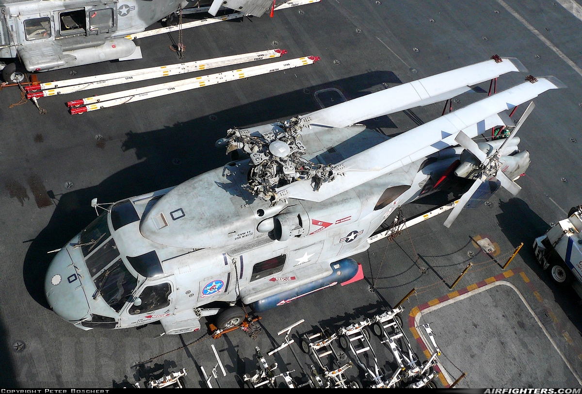 USA - Navy Sikorsky SH-60F Ocean Hawk (S-70B-4) 164444 at Off-Airport - Arabian Sea, International Airspace