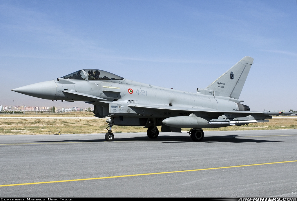 Italy - Air Force Eurofighter F-2000A Typhoon (EF-2000S) MM7284 at Konya (KYA / LTAN), Türkiye