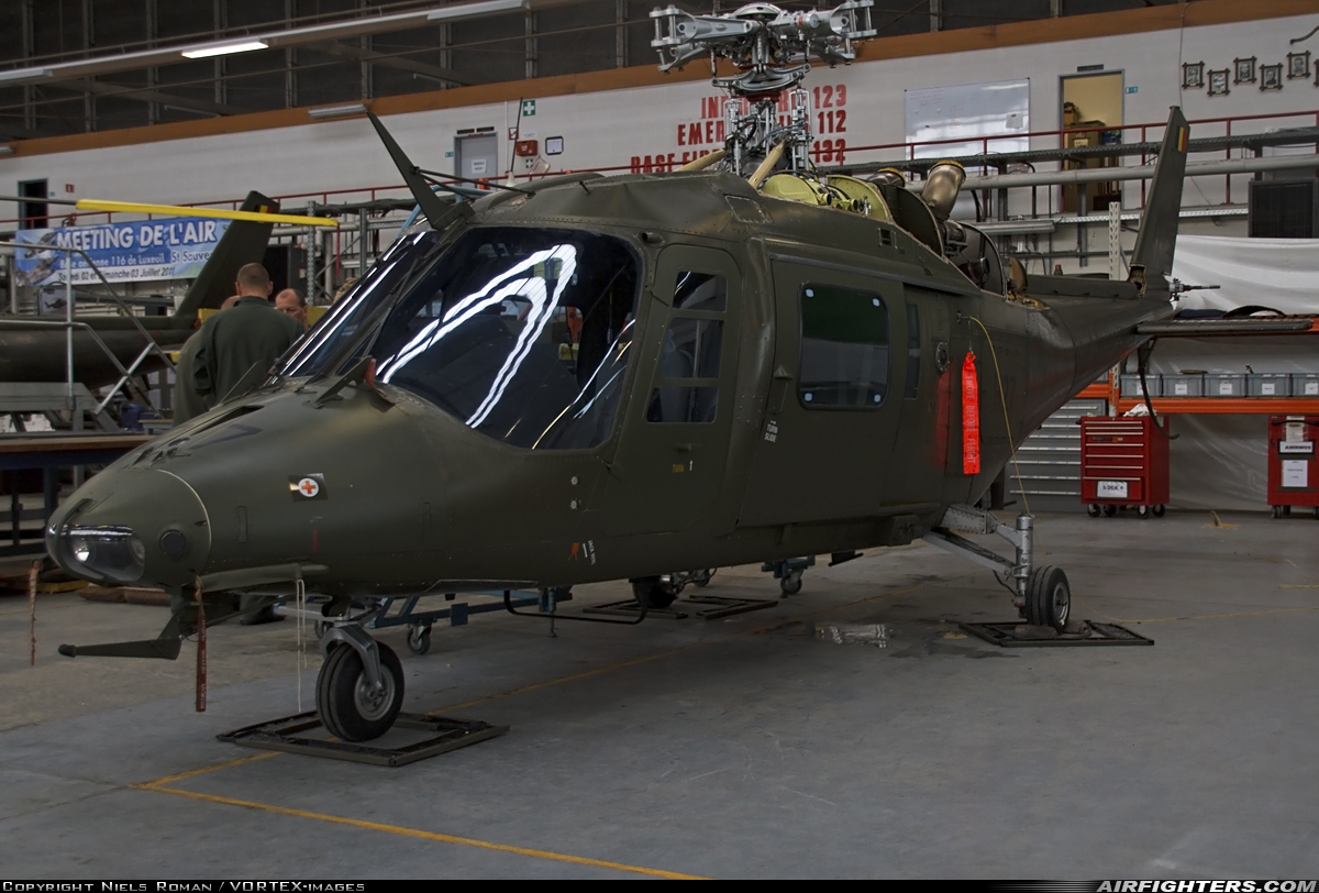 Belgium - Army Agusta A-109HO (A-109BA) H27 at Beauvechain (EBBE), Belgium
