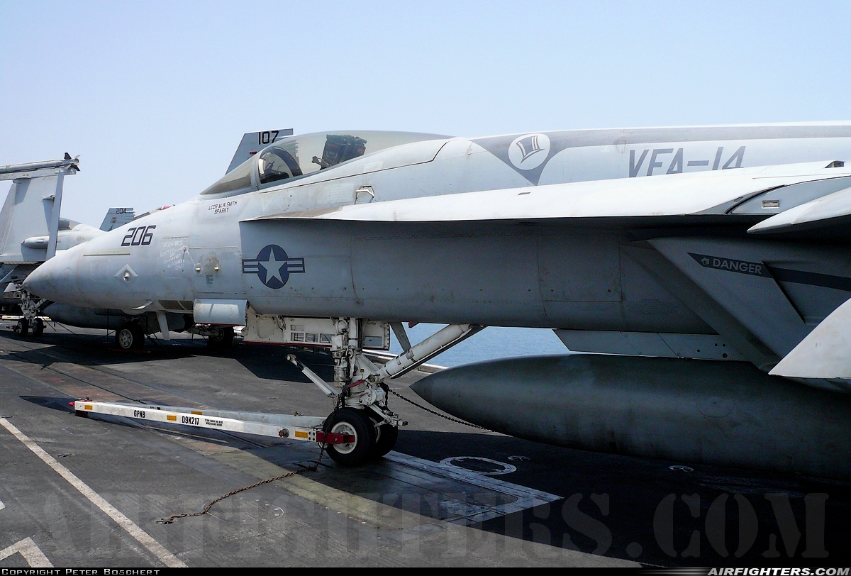 USA - Navy Boeing F/A-18E Super Hornet 166430 at Off-Airport - Arabian Sea, International Airspace