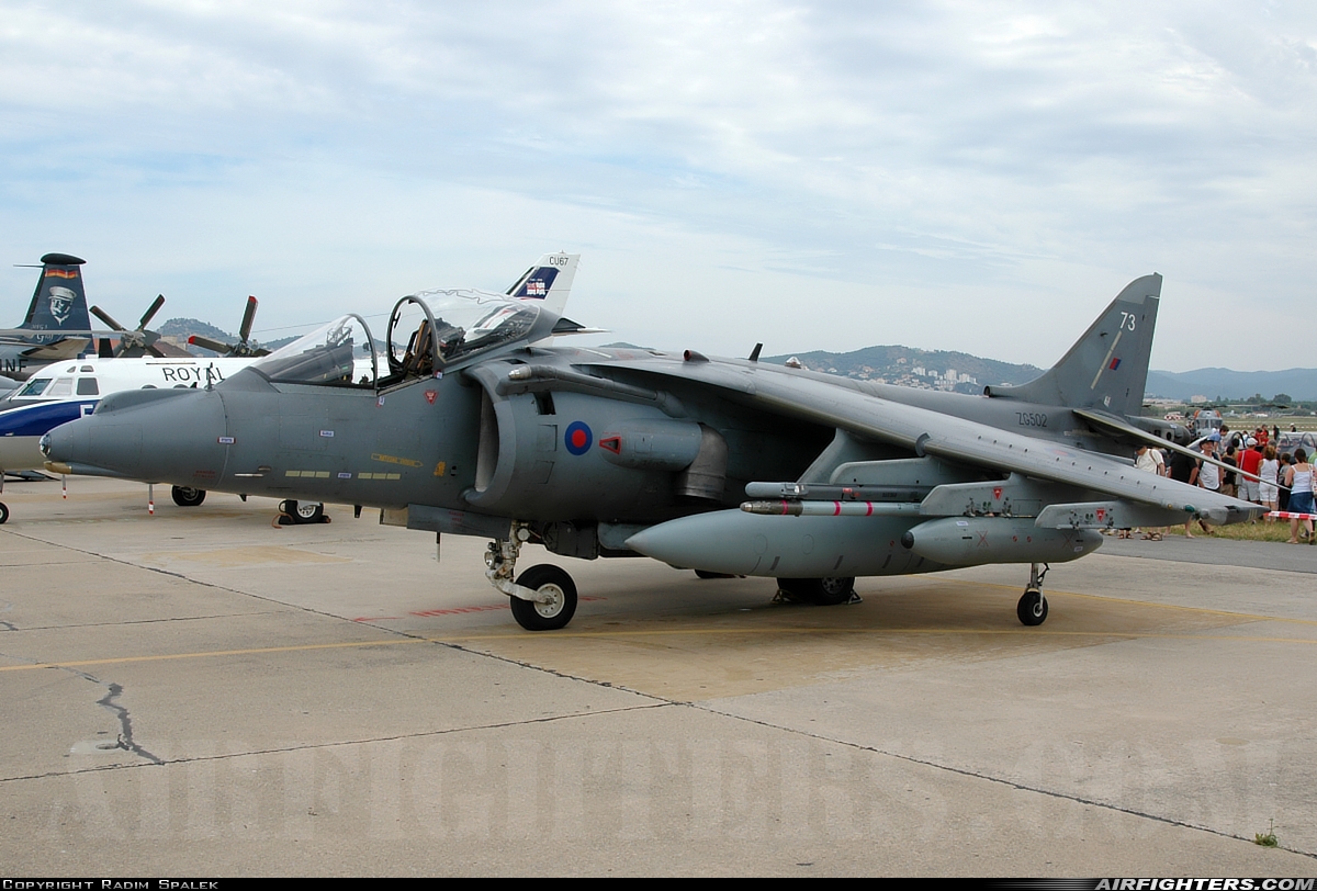 UK - Air Force British Aerospace Harrier GR.9 ZG502 at Hyeres (TLN / LFTH), France