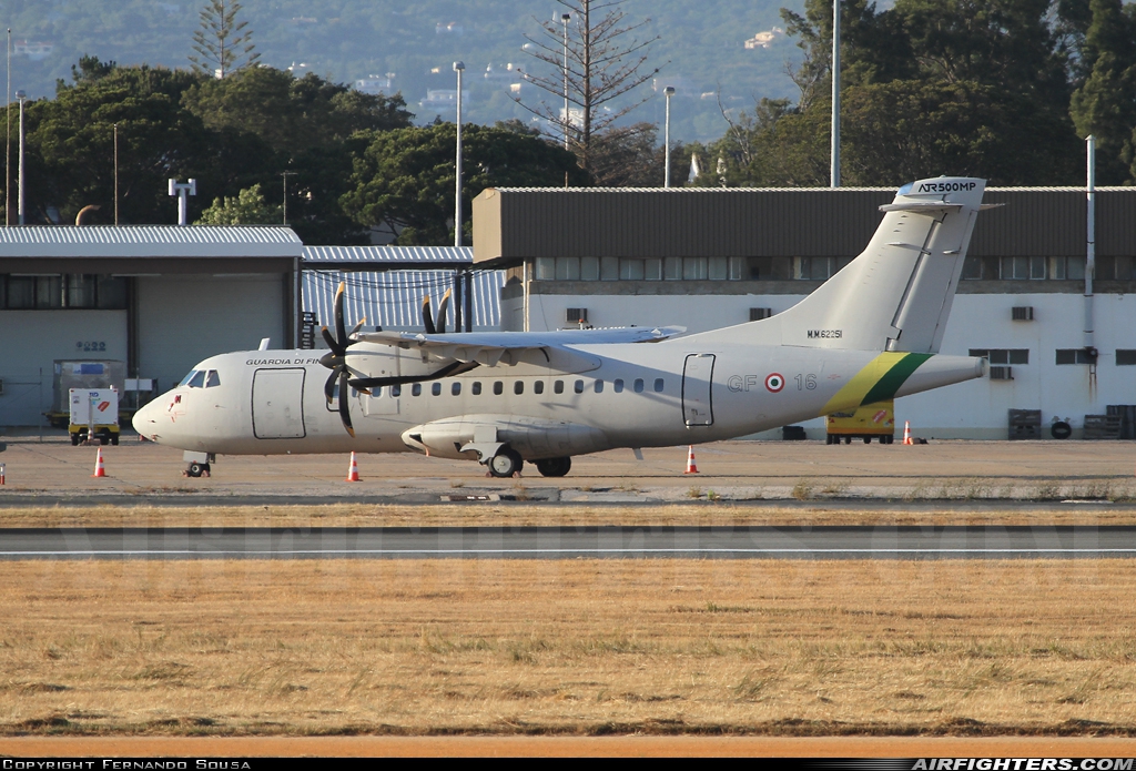 Italy - Guardia di Finanza ATR ATR-42-500MP Surveyor MM62251 at Faro (FAO / LPFR), Portugal