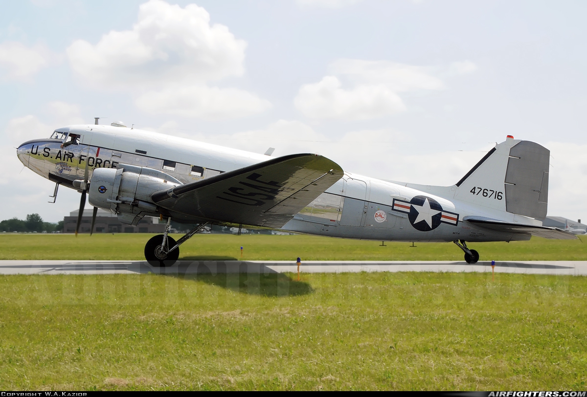Private - Yankee Air Force Douglas TC-47B Skytrain N8704 at Reading - Regional / Carl A Spaatz Field (Municipal) (RDG / KRDG), USA