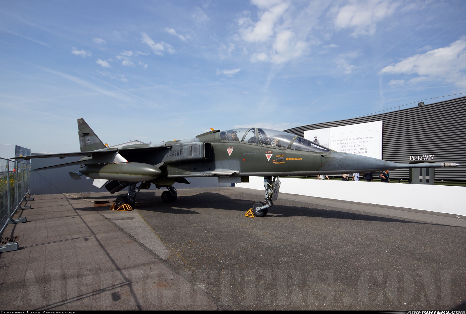 France - Air Force Sepecat Jaguar E 339-WF at Paris - Le Bourget (LBG / LFPB), France