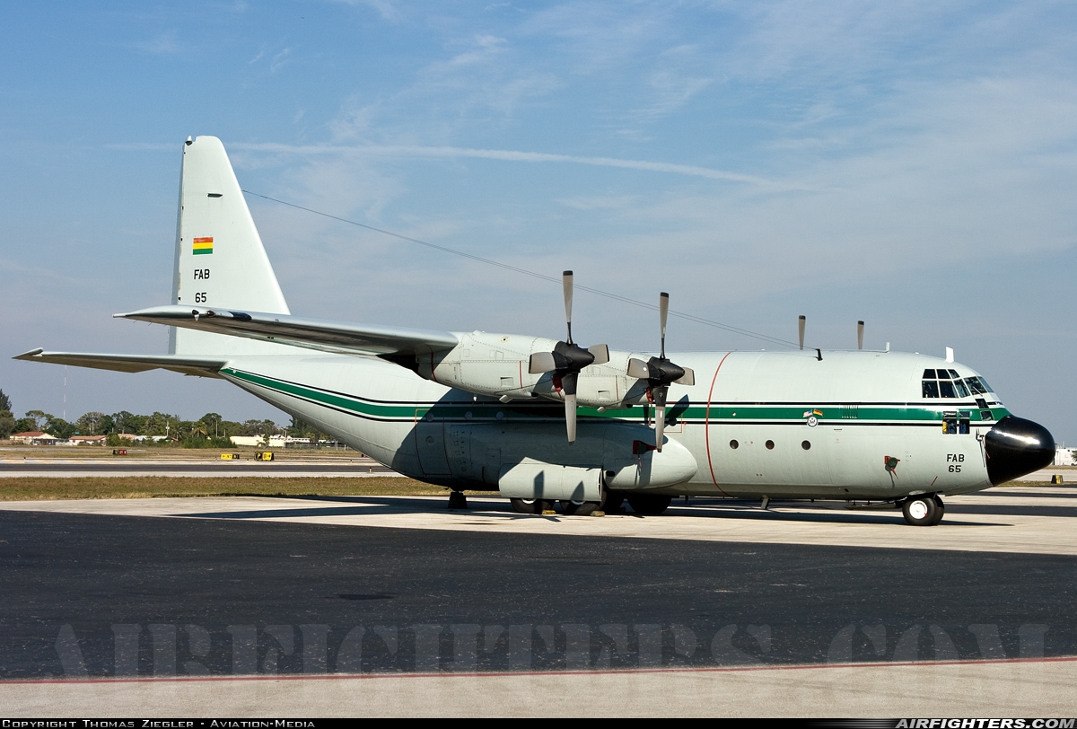 Bolivia - Air Force Lockheed C-130B Hercules (L-282) FAB65 at Miami - Opa Locka (OPF), USA