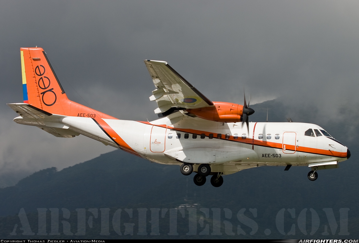 Ecuador - Air Force CASA CN235M-100 AEE-503 at Quito - Mariscal Sucre (Old) (UIO / SEQU), Ecuador