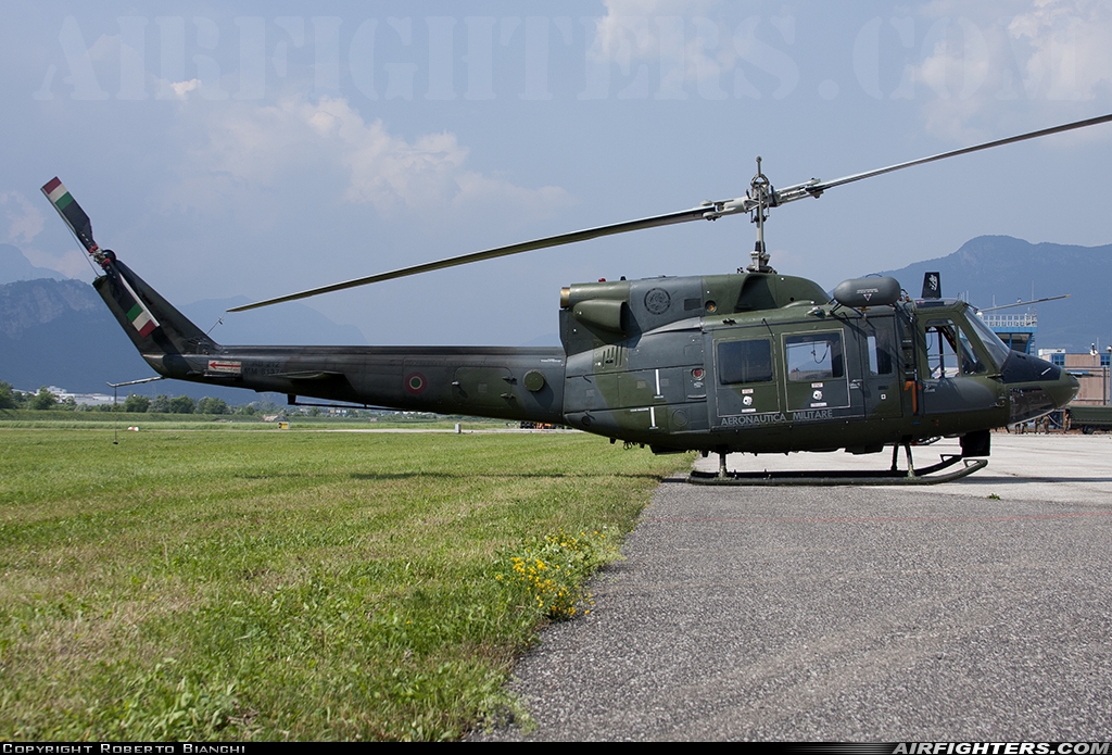 Italy - Air Force Agusta-Bell AB-212AM MM81375 at Trento - Mattarello (Gianni Caproni) (LIDT), Italy