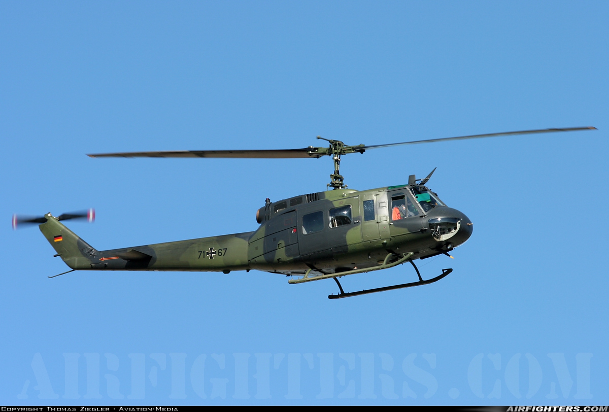 Germany - Air Force Bell UH-1D Iroquois (205) 71+67 at Landsberg-Penzing (ETSA), Germany