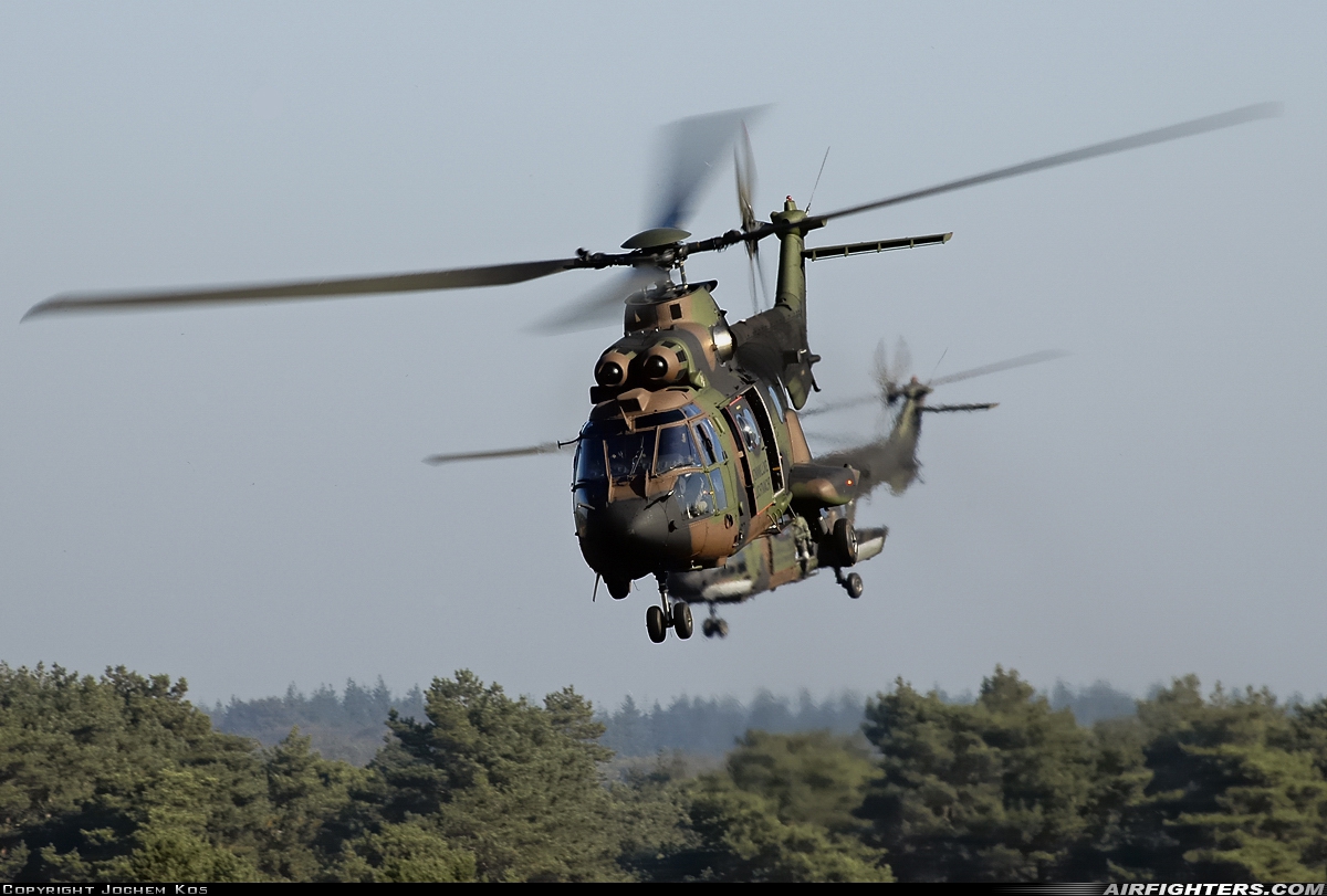 Netherlands - Air Force Aerospatiale AS-532U2 Cougar MkII S-454 at Off-Airport - Edese Heide, Netherlands