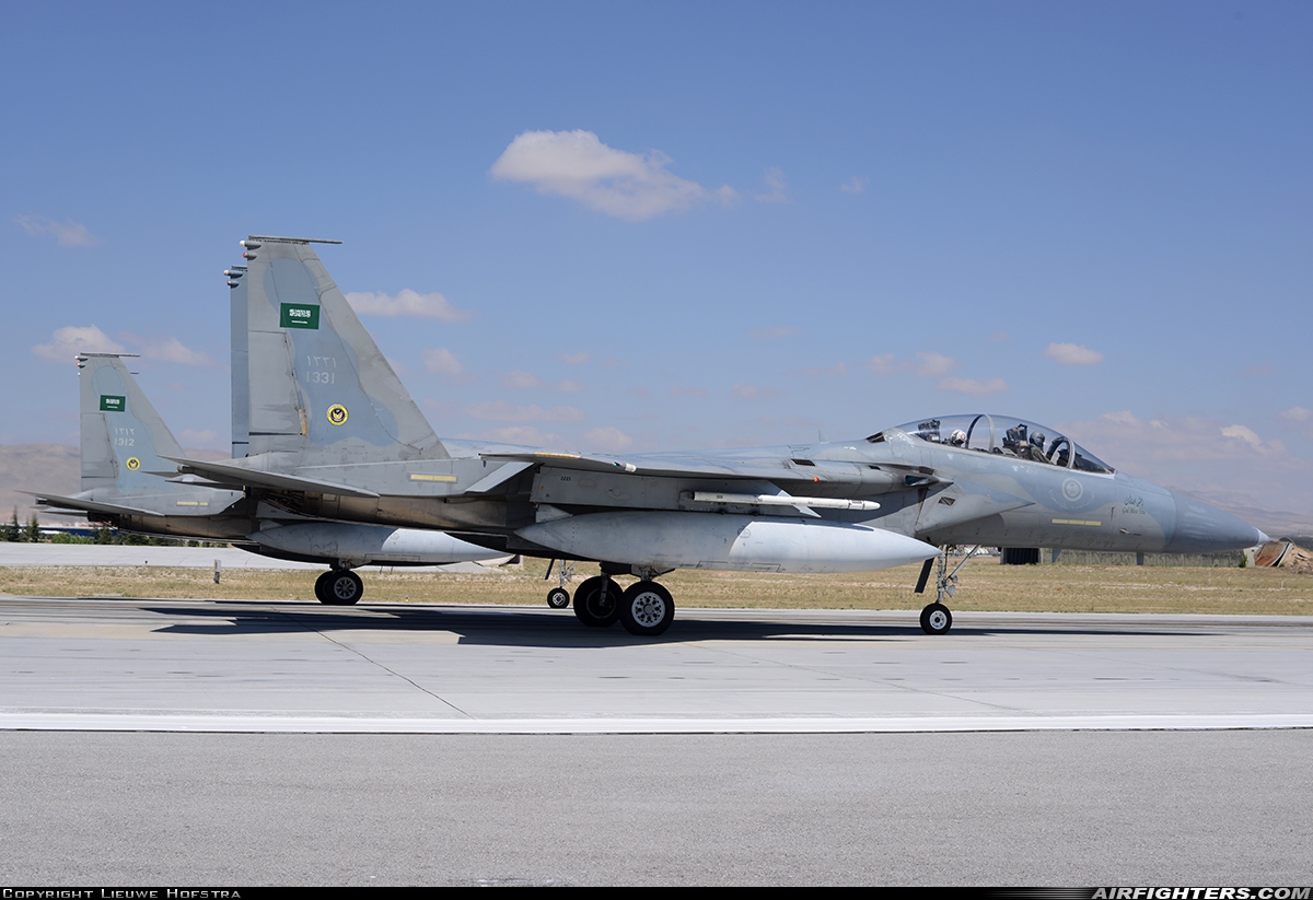 Saudi Arabia - Air Force McDonnell Douglas F-15D Eagle 1331 at Konya (KYA / LTAN), Türkiye