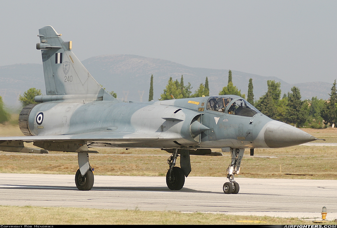 Greece - Air Force Dassault Mirage 2000EG 240 at Tanagra (LGTG), Greece