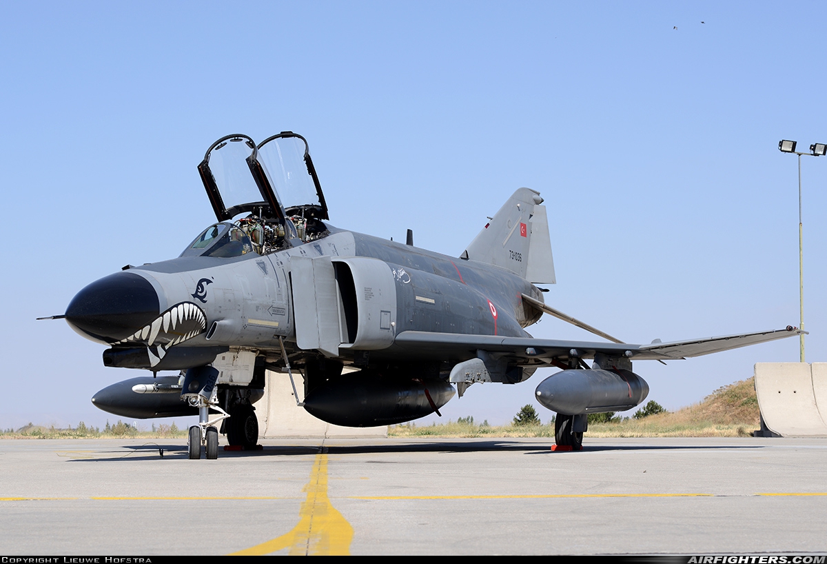 Türkiye - Air Force McDonnell Douglas F-4E-2020 Terminator 73-1036 at Konya (KYA / LTAN), Türkiye