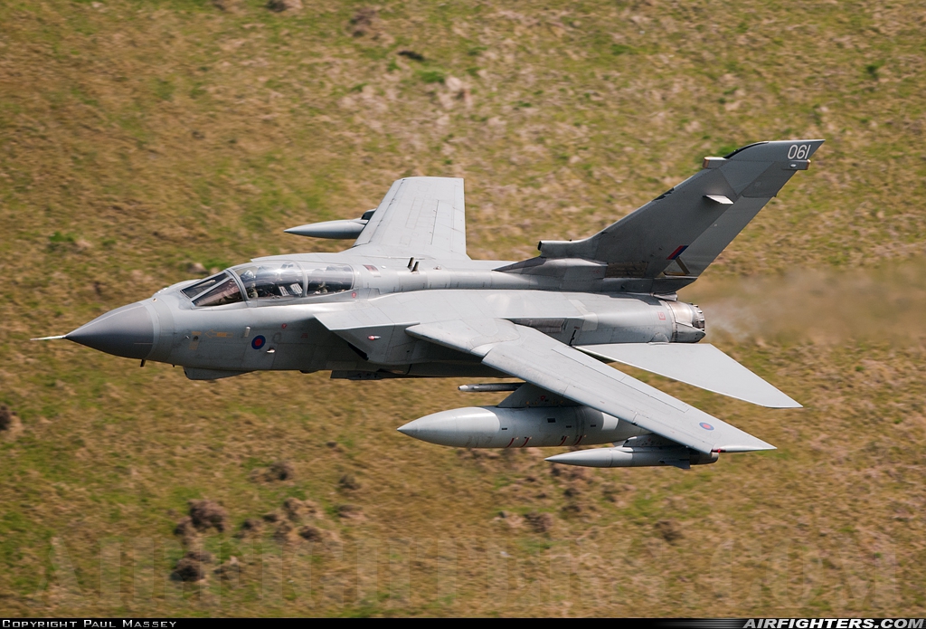 UK - Air Force Panavia Tornado GR4 ZA595 at Off-Airport - Machynlleth Loop Area, UK