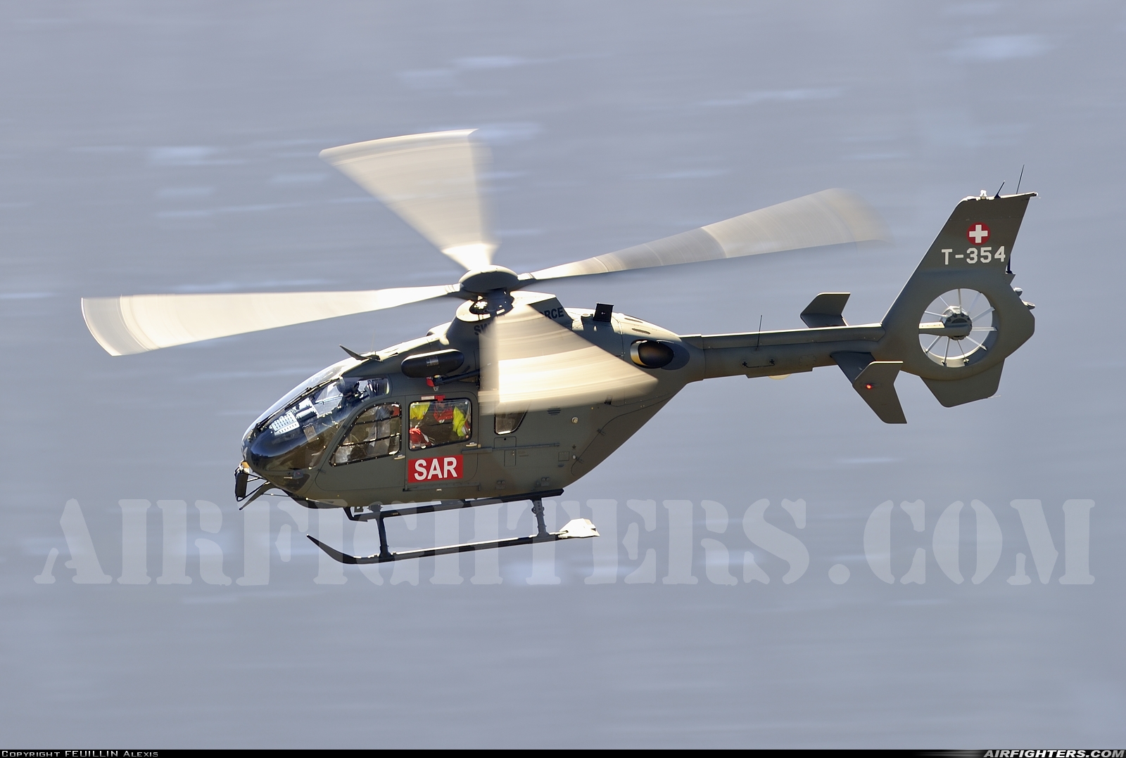 Switzerland - Air Force Eurocopter TH05 (EC-635P2+) T-354 at Off-Airport - Axalp, Switzerland
