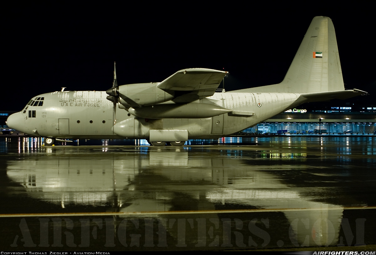 United Arab Emirates - Air Force Lockheed C-130H Hercules (L-382) 1211 at Munich (- Franz Josef Strauss) (MUC / EDDM), Germany