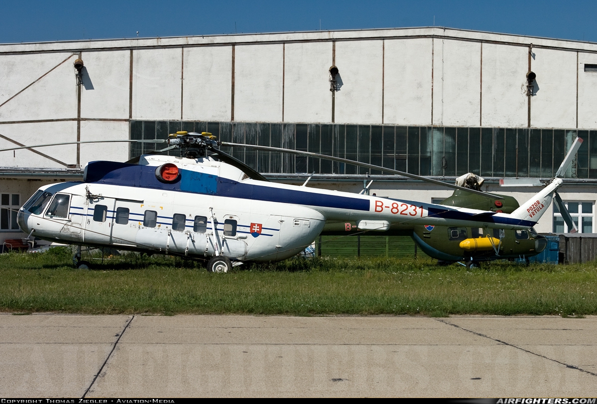 Slovakia - Government Mil Mi-8PS B-8231 at Bratislava - M.R. Stefanik (Ivanka) (BTS / LZIB), Slovakia