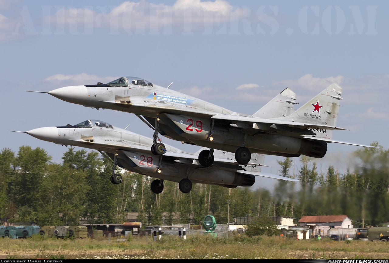 Russia - Air Force Mikoyan-Gurevich MiG-29S (9.13) RF-92262 at Ryazan - Dyagilevo (UUBD), Russia