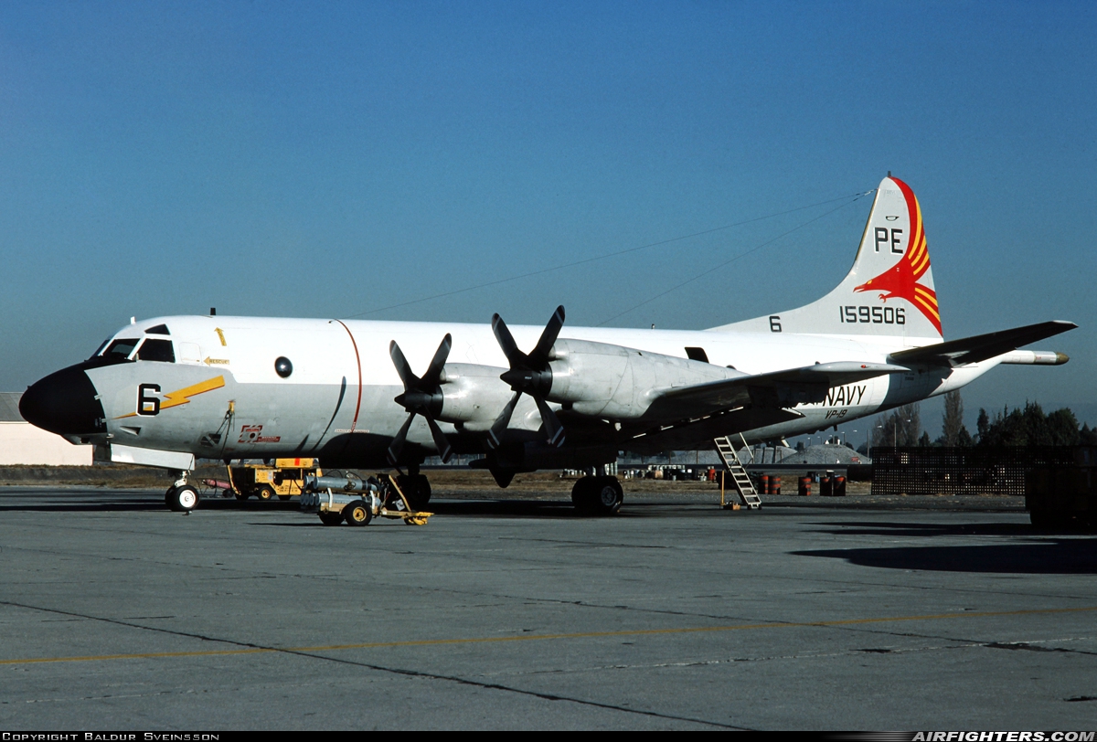 USA - Navy Lockheed P-3C Orion 159506 at Mountain View - Moffett Federal Airfield (NAS) (NUQ / KNUQ), USA