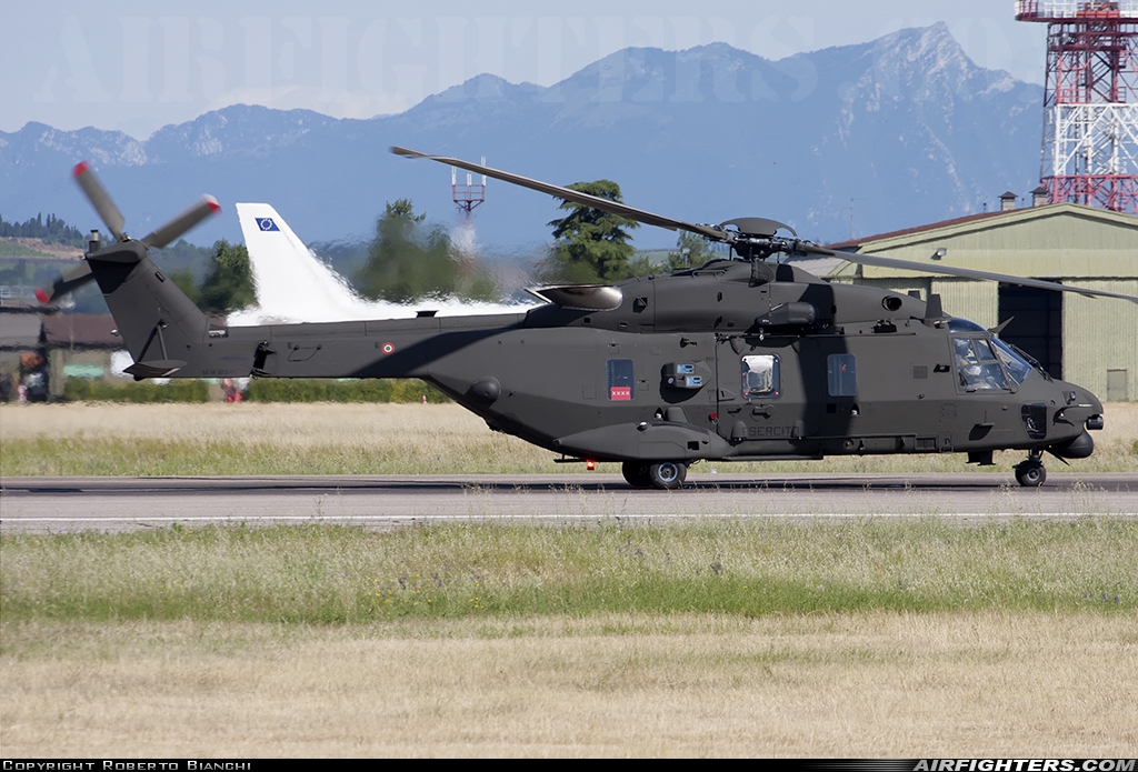 Italy - Army NHI UH-90A (NH-90TTH) MM81540 at Verona - Villafranca (Valerio Catullo) (VRN / LIPX), Italy