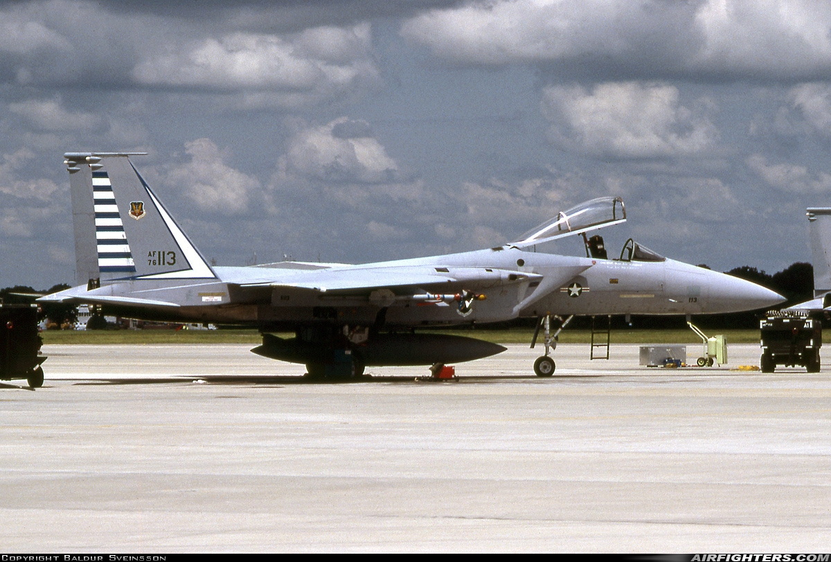USA - Air Force McDonnell Douglas F-15A Eagle 76-0113 at Hampton - Langley (LFI / KLFI), USA