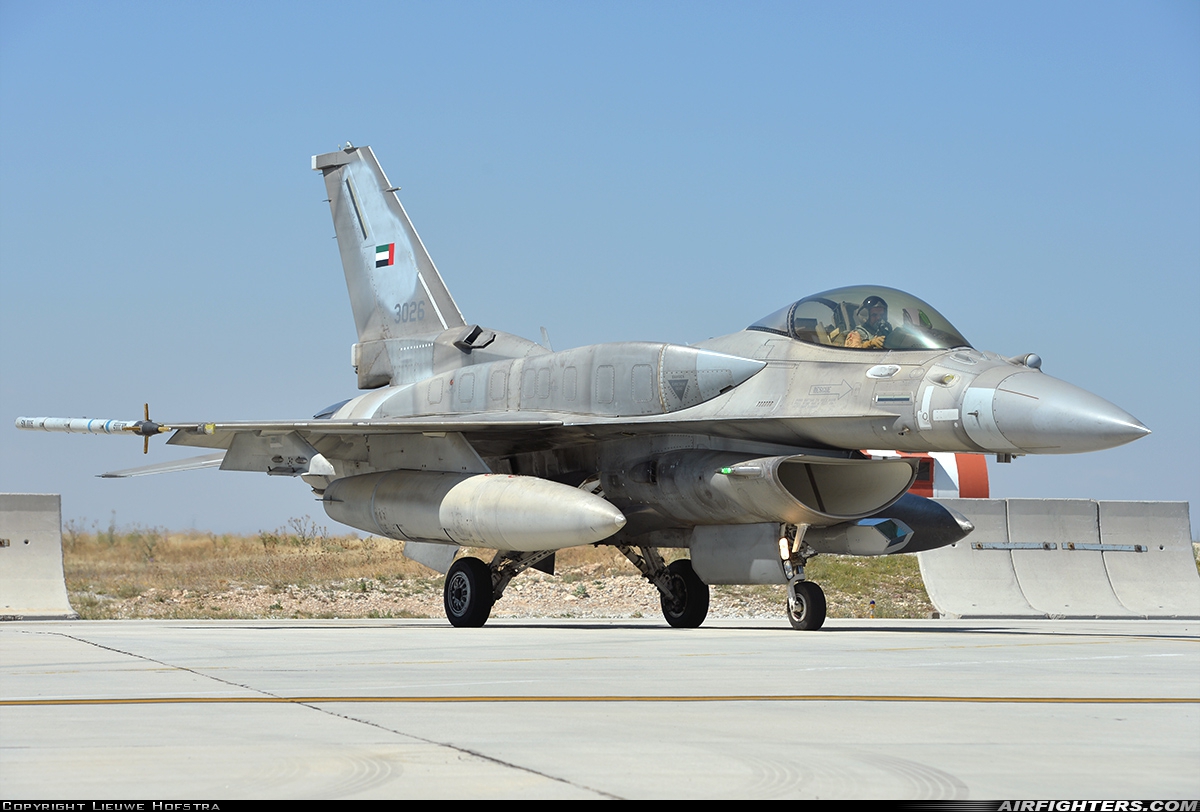 United Arab Emirates - Air Force Lockheed Martin F-16E Fighting Falcon 3026 at Konya (KYA / LTAN), Türkiye