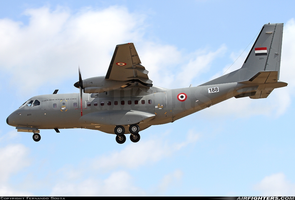 Yemen - Air Force CASA CN235-300M 2211 at Seville (- San Pablo) (SVQ / LEZL), Spain
