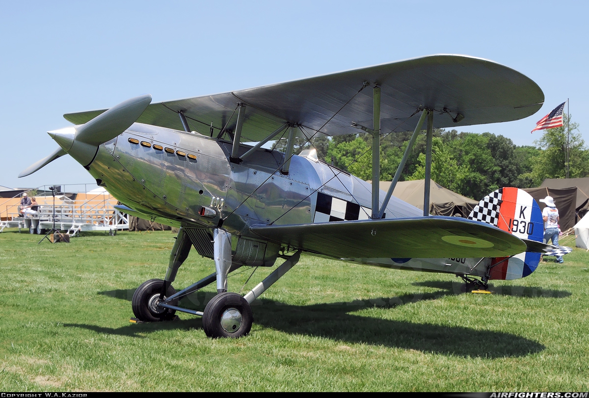 Private - Military Aviation Museum Hawker Fury Mk 1 K1930 at Virginia Beach Airport (42VA), USA