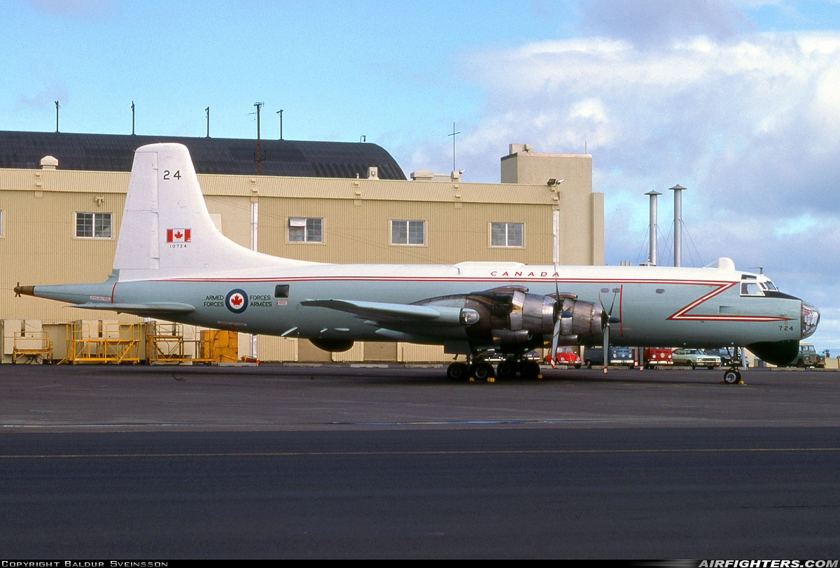 Canada - Air Force Canadair CP-107 Argus Mk.2 (CL-28) 10724 at Keflavik (KEF / BIKF), Iceland